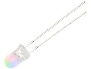 LED-Diode 3mm RGB langsam zm 3 Farben