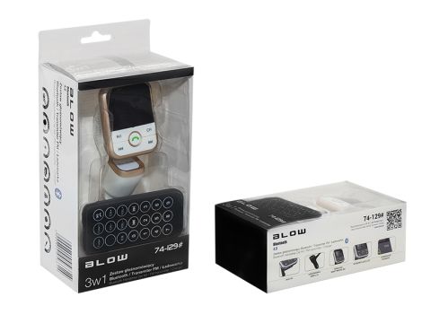 BLOW Bluetooth4.0+charg.2,1A` weiß-gold FM Sender - 3