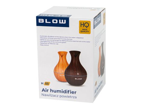 BLOW H-03 Luftbefeuchter aus dunklem Holz - 3