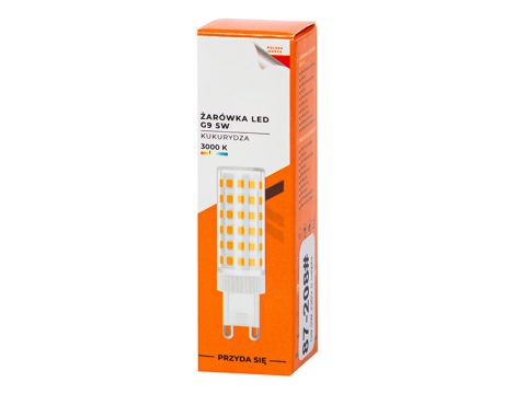 Żarówka LED G9 5W 230V b.ciepła - 3