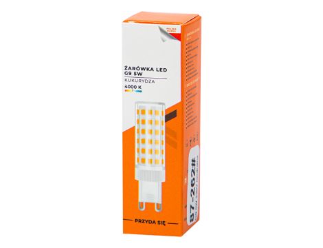 Żarówka LED G9 5W 230V neutralna - 3