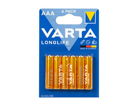 Bateria alkaliczna AAA 1.5 LR3 Varta LONGLIFE