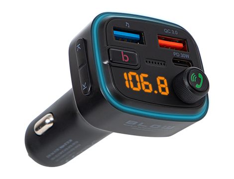 Transmiter FM BLOW Bluetooth5.3+QC3.0 +PD 30W