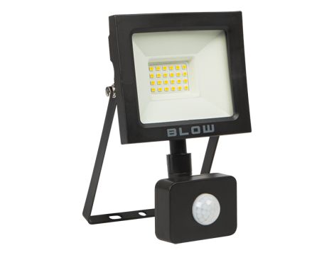 Lampa halogenowa LED/PIR SMD 20W światło białe neutralne