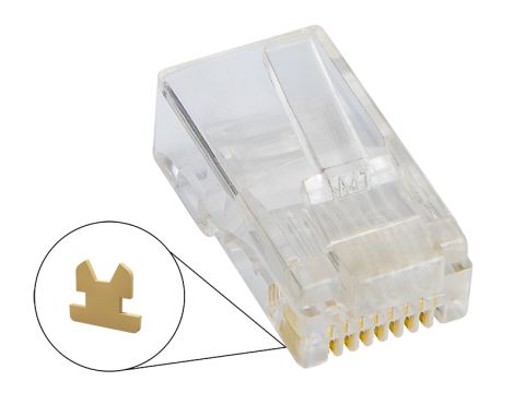 Wtyk telefoniczny 8p8c (RJ45) linka