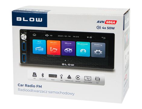 Radio BLOW AVH-686A RDS MP3/USB/micro SD/BLUETOOTH - 7