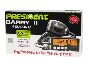 Radio CB PRESIDENT BARRY II ASC VOX AM/FM 12/24V - image 2