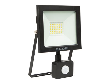 Lampa halogenowa LED/PIR SMD 30W światło białe neutralne