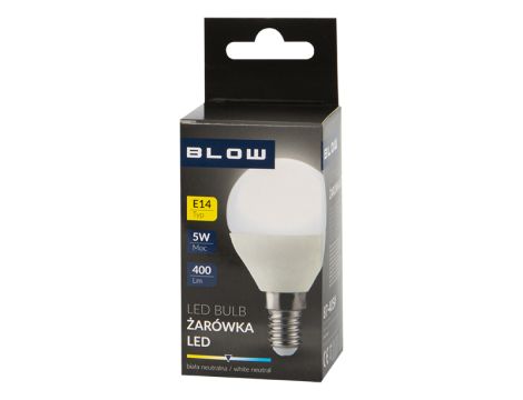 Żarówka LED  E14 G45 ECO 5W b.neutralna - 3