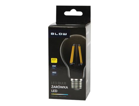 Żarówka LED  E27 8W A60 230V filament - 3