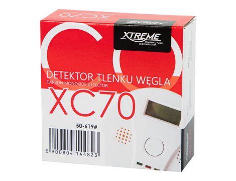 Detektor czujnik czadu XC70 LCD - 4