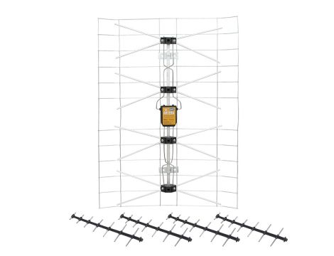 Antena siatkowa bez wzmacniacza + DIPOL 3DX