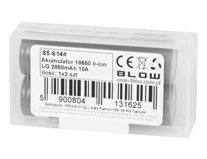 18650 li-ion LG 2850 10A 2Stk. 3.6V Batterie + BOX für zwei Batterien - image 2