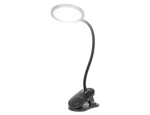 Lampka biurkowa LED LB-20 z klipsem czarna