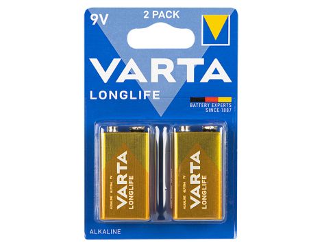 Bateria alkaliczna 9V 6LR61 Varta LONGLIFE