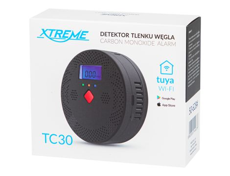 Detektor czujnik czadu TC30 2xAA WIFI TUYA - 4