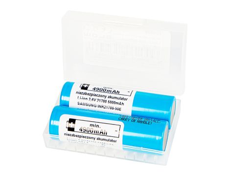 Wiederaufladbare Batterie 21700 li-ion SAMSUNG 4900mAh 2pcs 3,6V