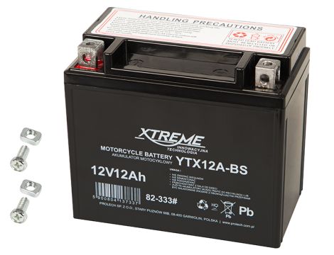 Motorrad-Batterie 12V 12Ah XTREME