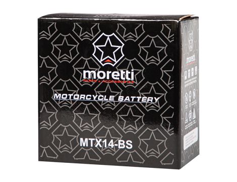 Motorrad-Batterie 12V 14Ah MTX14-BS MORETTI - 2