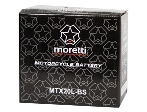 Motorrad-Batterie 12V 20Ah MTX20L-BS MORETTI - image 2