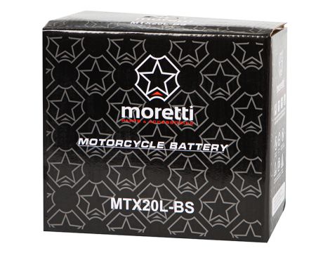 Motorrad-Batterie 12V 20Ah MTX20L-BS MORETTI - 2