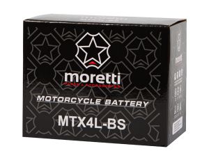 Motorrad-Batterie 12V 4Ah MTX4L-BS MORETTI - image 2