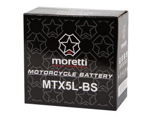 Motorrad-Batterie 12V 5Ah MTX5L-BS MORETTI - image 2