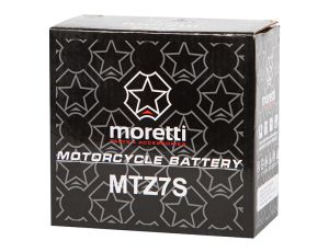 Motorrad-Batterie 12V 6Ah MTZ7S MORETTI - image 2