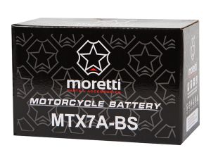 Motorrad-Batterie 12V 7Ah MTX7A-BS MORETTI - image 2