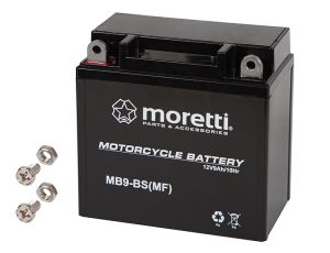 Motorrad-Batterie 12V 9Ah MB9-BS MORETTI