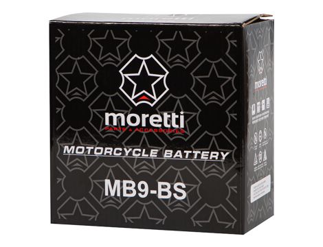 Motorrad-Batterie 12V 9Ah MB9-BS MORETTI - 2