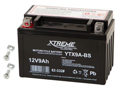 Motorrad-Batterie 12V 9Ah XTREME