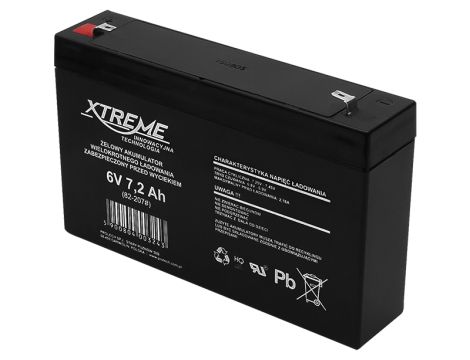 6V 7.2Ah XTREME Gel-Batterien