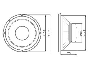 BLOW A-165 8Ohm Lautsprecher - image 2