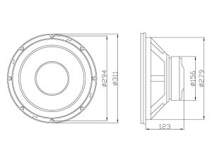 BLOW A-300 4Ohm Lautsprecher - image 2